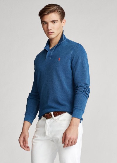 Men's Polo Ralph Lauren Custom Slim Mesh Polos | 807465GDI